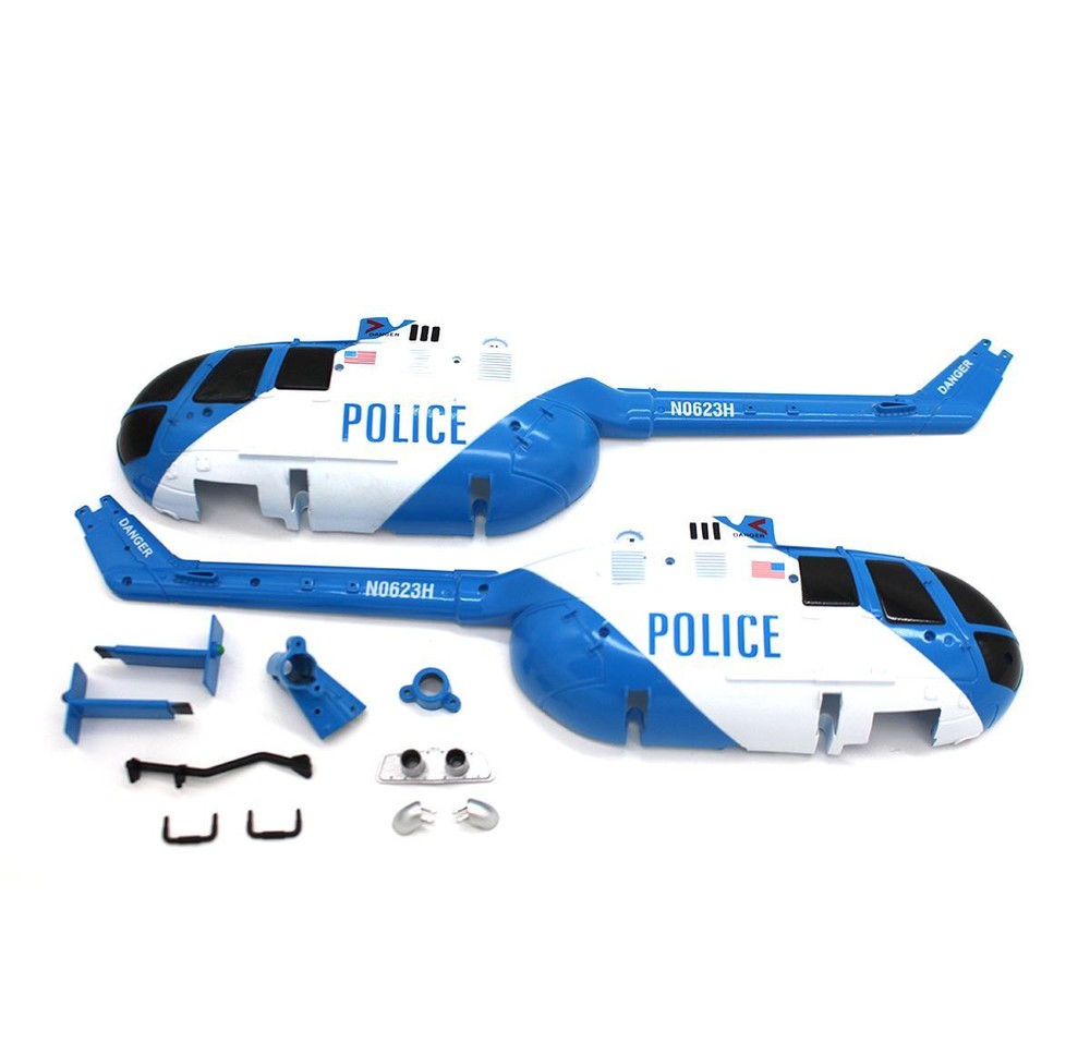 Rage R/C - Canopy Set; Police