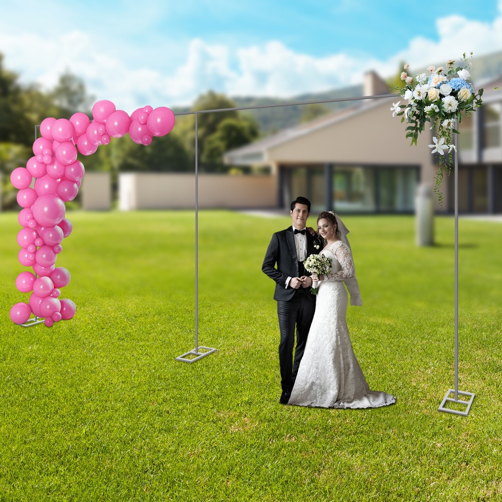 USED 10x20ft Backdrop Stand Wedding Party Backdrop Stand Pipe Kit Curtain Frame