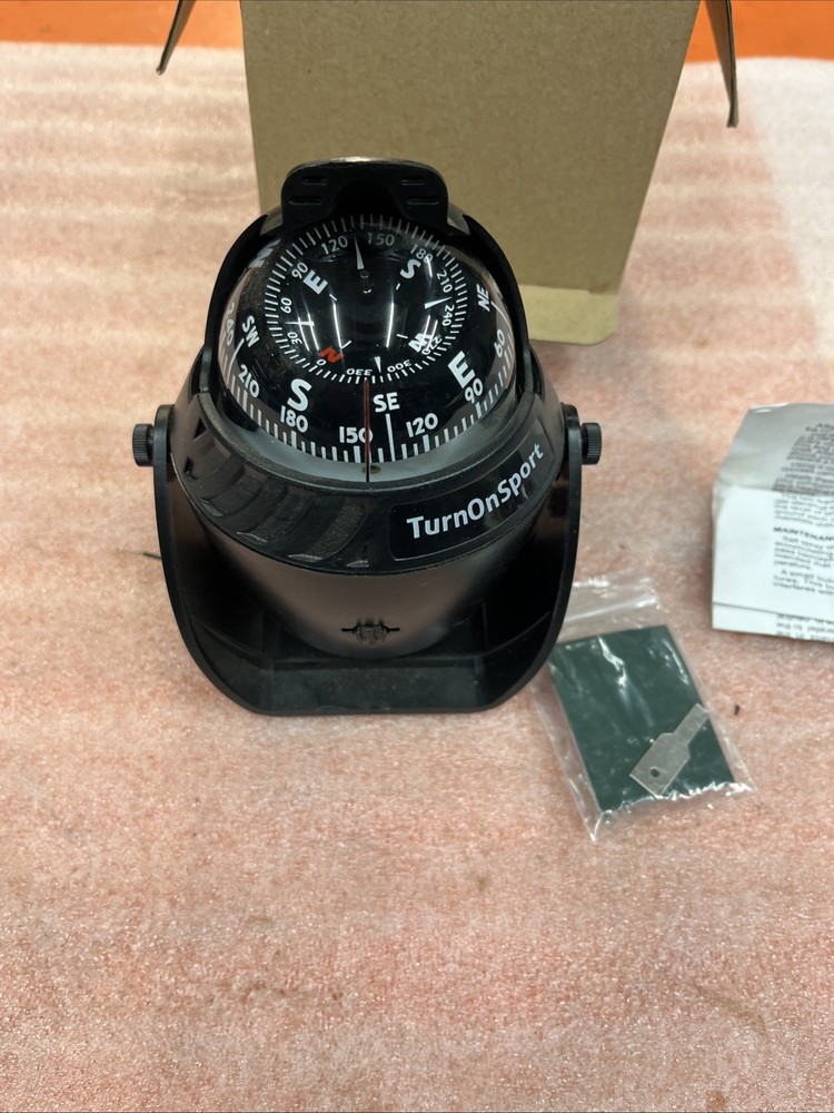 Boat Compass With Mounting Bracket Open Box