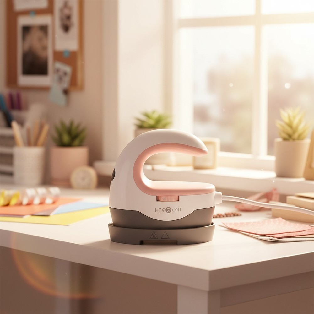 User-Friendly Mini Heat Press with 3 Temperature Settings for Easy Transfers