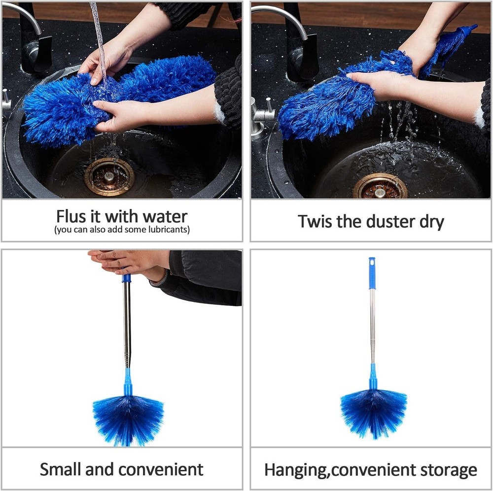 Lazycottage Extendable Ceiling Fan & Dust Cleaner Kit