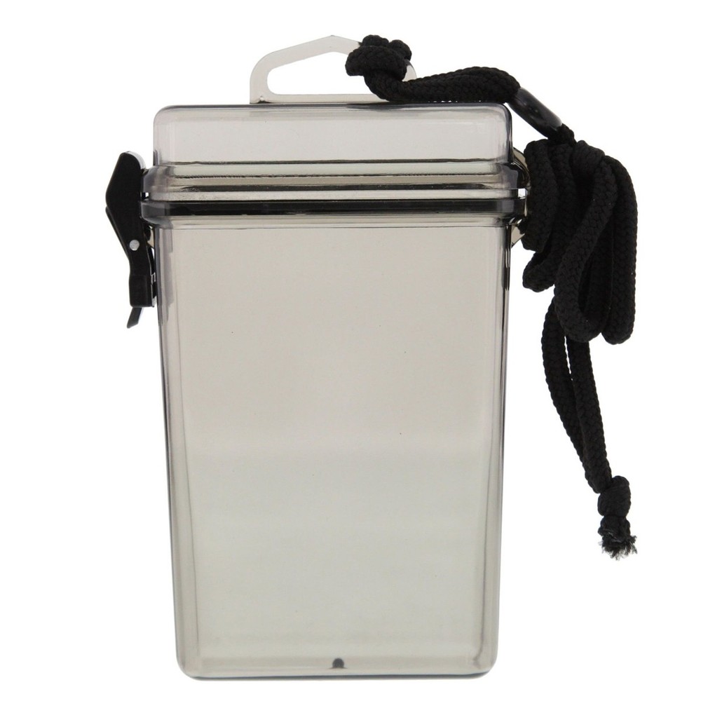 ToolTreaux Waterproof Storage Container Lanyard Translucent Durable Plastic