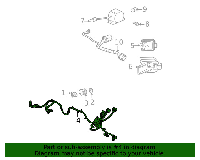 Genuine GM Harness 86807474