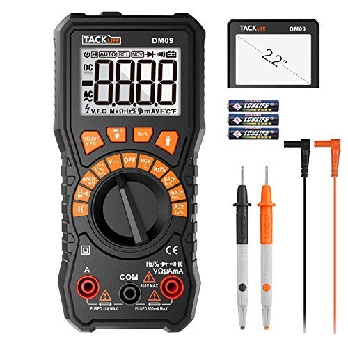 Multimeter, Tacklife DM09 TRMS Digital Multimeter