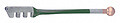 Fletcher CA1134 Ball End Thick Float Glass Carbide Wheel Cutter