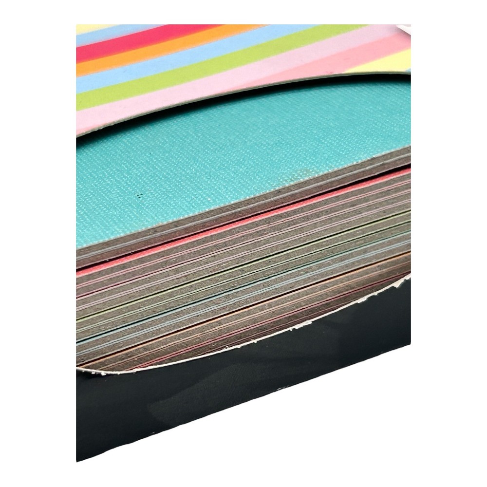 DCWV Chipboard Mat Stack 18 Sheets Bright Colors 4.5” X 6.5” NEW