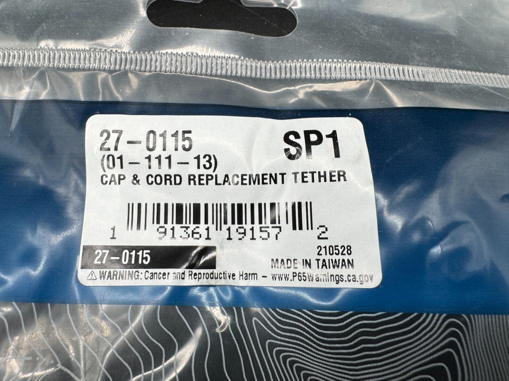 SP1 Products Tether Switch Replacement Cap/Cord Part # 27-0115 New