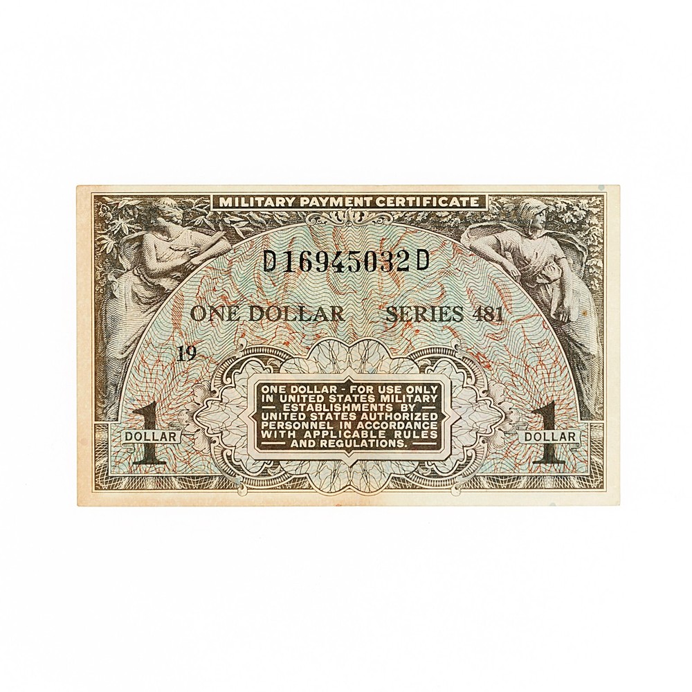 US MPC 1 Dollar Series 481 xf