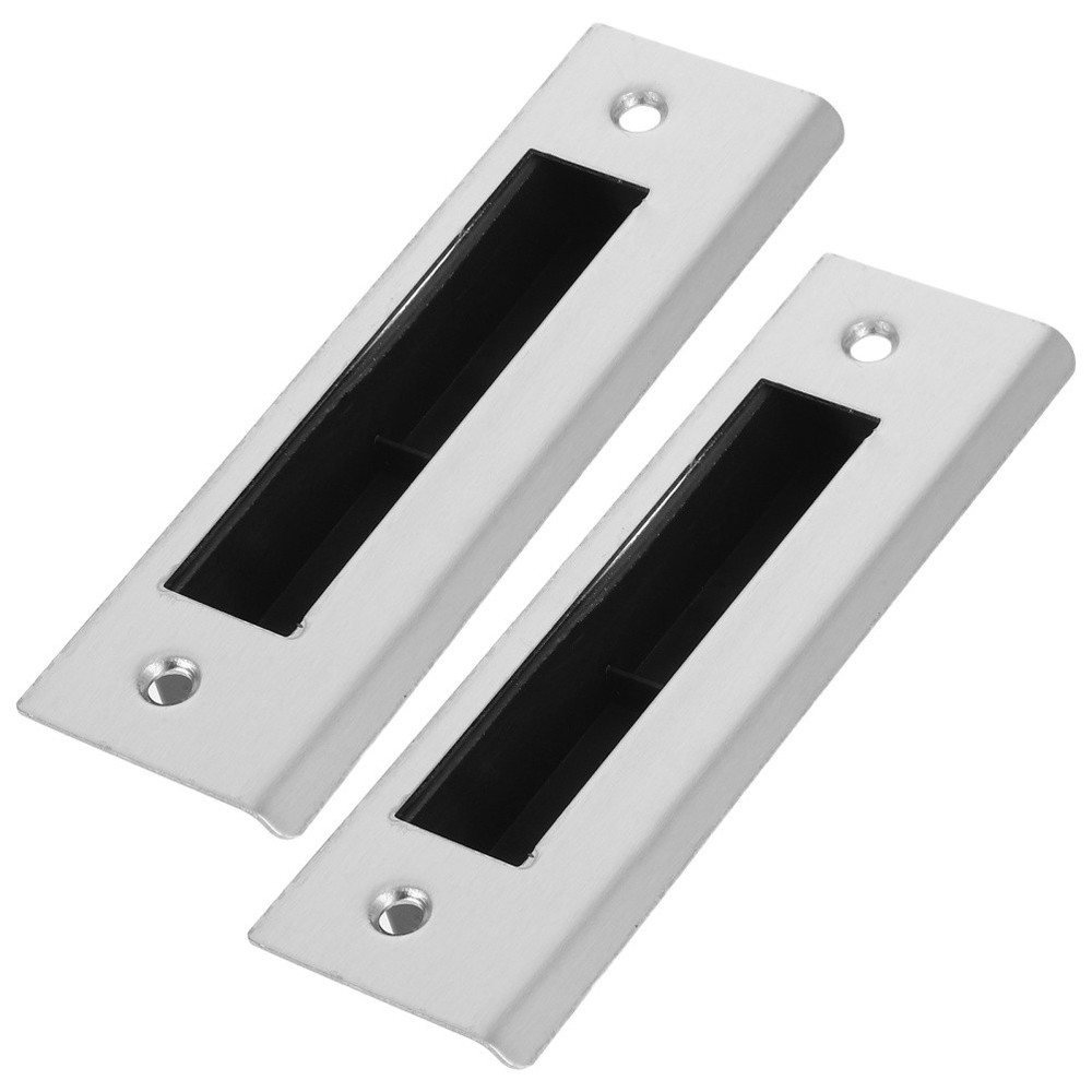 2 Pcs Door Strike Replacement Plates for Internal Doors Latch Reinforcement