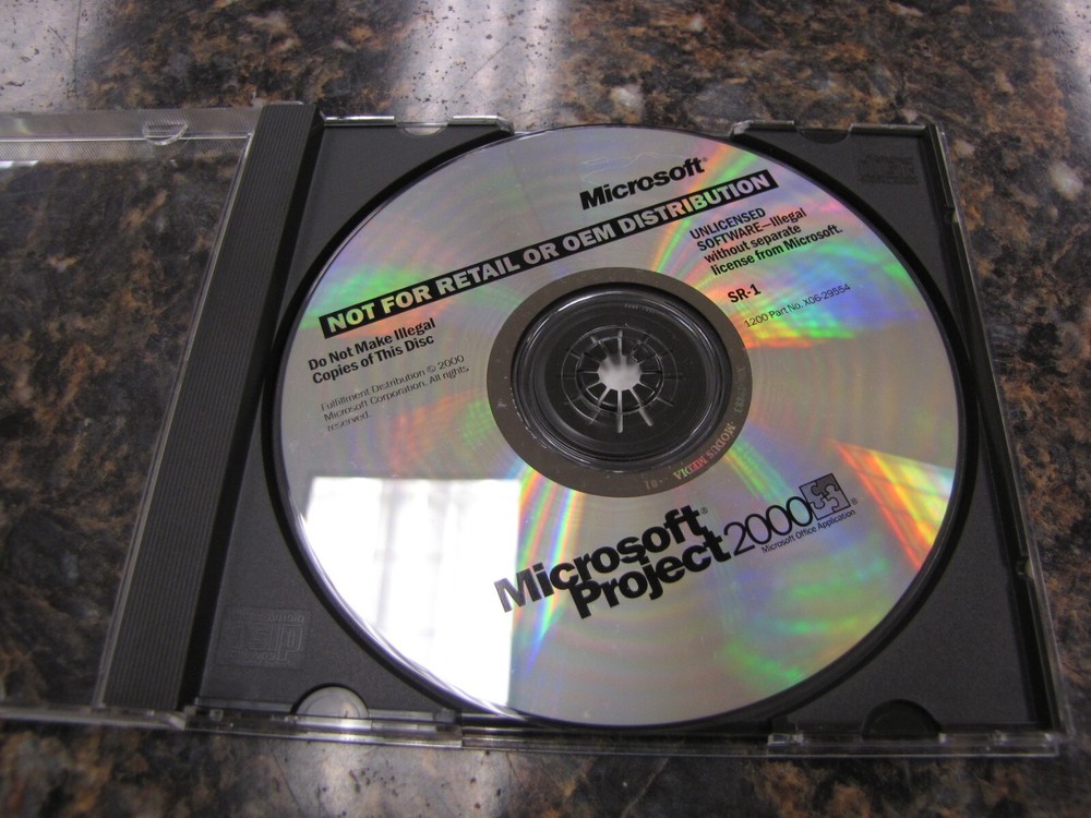 Vintage Microsoft X06-29554 Project 2000 CD-ROM - MC16