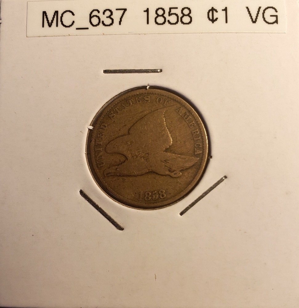 1858 FLYING EAGLE CENT VG #MC_637
