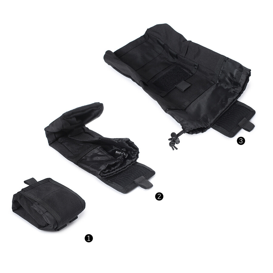 Tactical Molle Dump Pouch Folding Drawstring Magazine Ammo Pouch Men Utility Bag