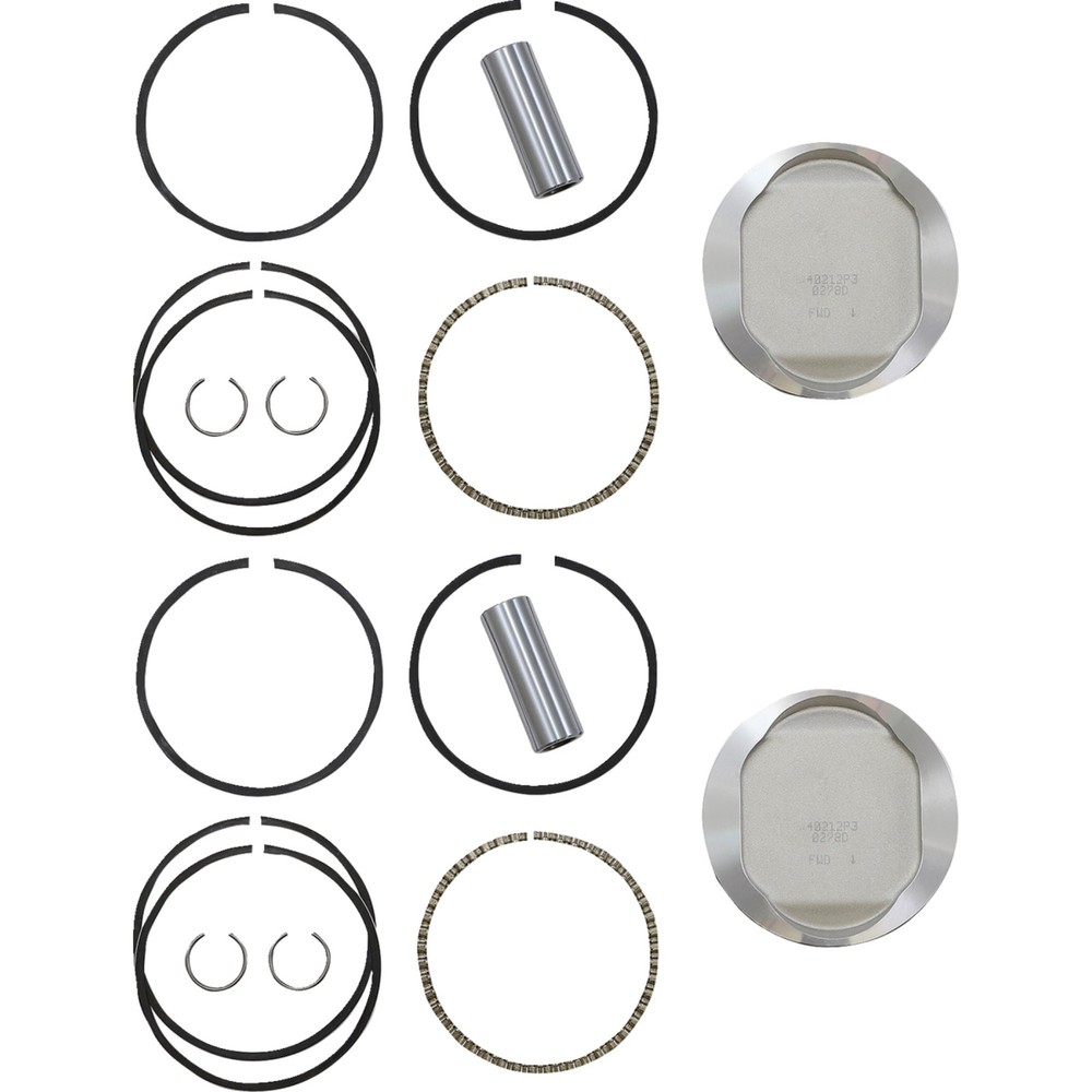 Wiseco Tracker Series 3.527" Bore Piston Kit (K0212P3)
