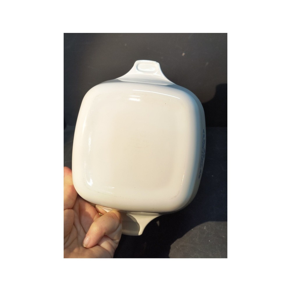 194267. Individual Sized Corning Ware Casserole Dish Blue Cornflower