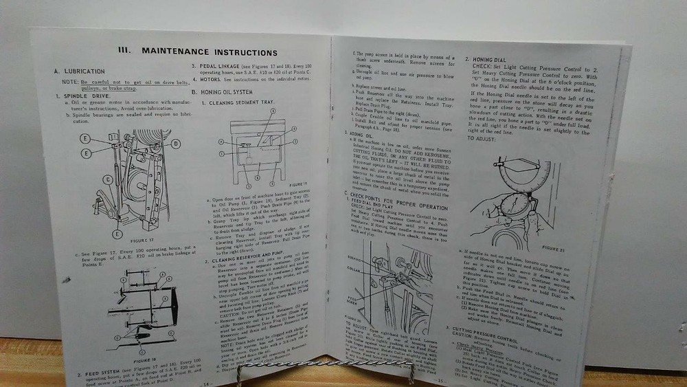 Sunnen MBB-1660 Honing Machine – Service Manual