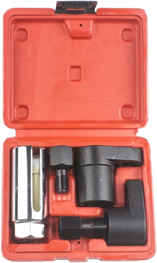 Oxygen Sensor Socket Wrench Thread Chaser 02 Remover Tool Offset Red