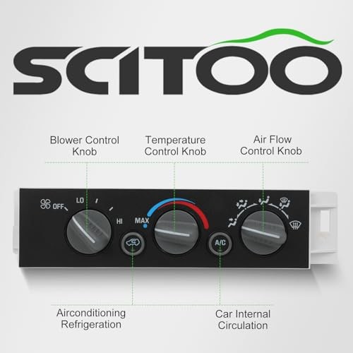 Climate Control Module AC Heater Control Panel for Chevy No Rear Window Heater