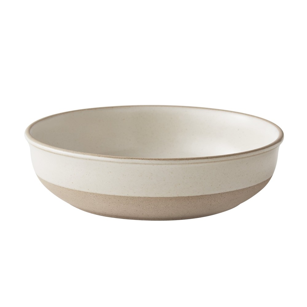 Dave Jenny Marrs Cream Dinnerware Set 16 Piece Stoneware Serving Plates