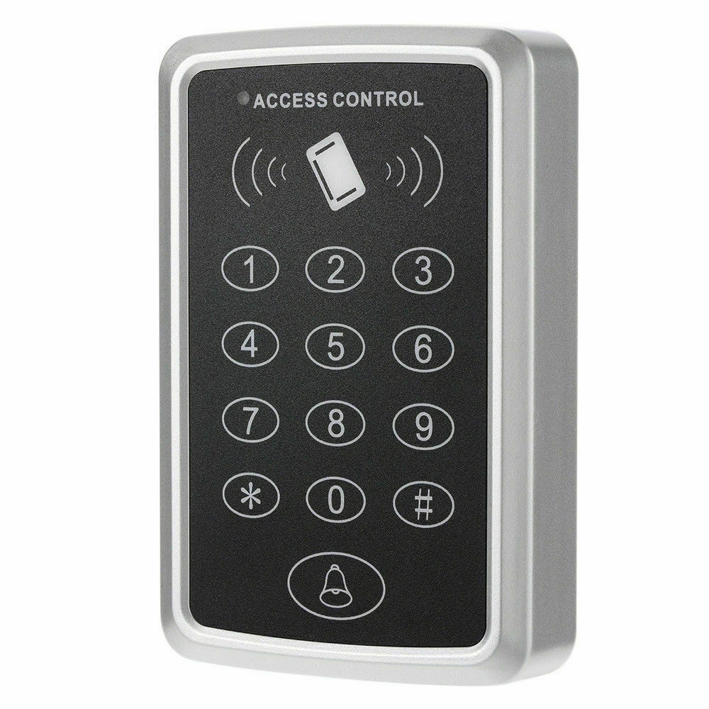 12V Door RFID ID Card Password Entry Access Control Controller Set + 10 Keypads