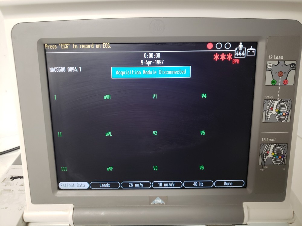 GE MAC 5500 EKG System