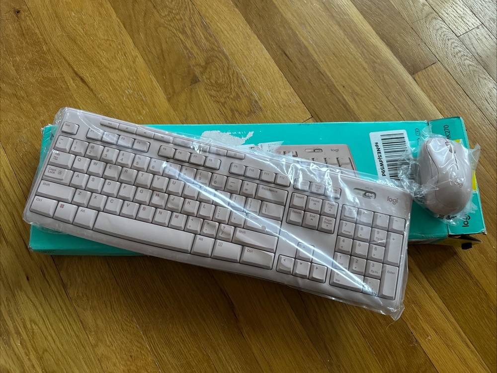 Logitech MK270 Wireless Keyboard and Mouse Combo - Rose