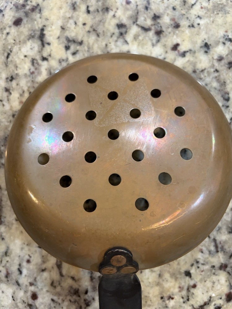 Vintage French Style Copper Skimmer