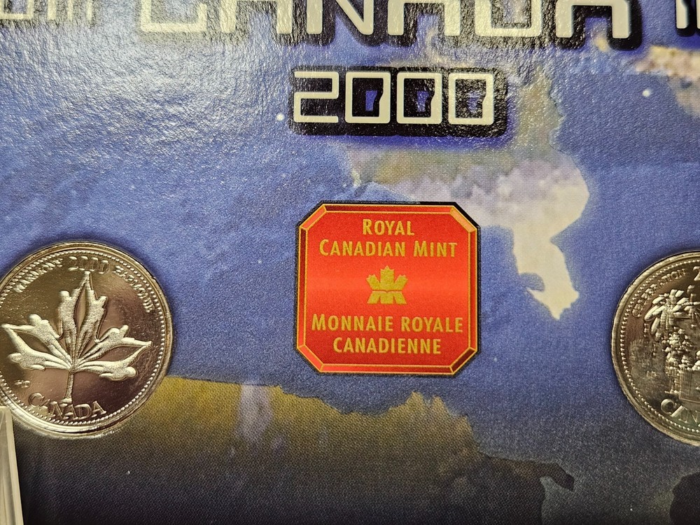 Canada 2000 Millennium Oval 13 Coin Commemorative Set