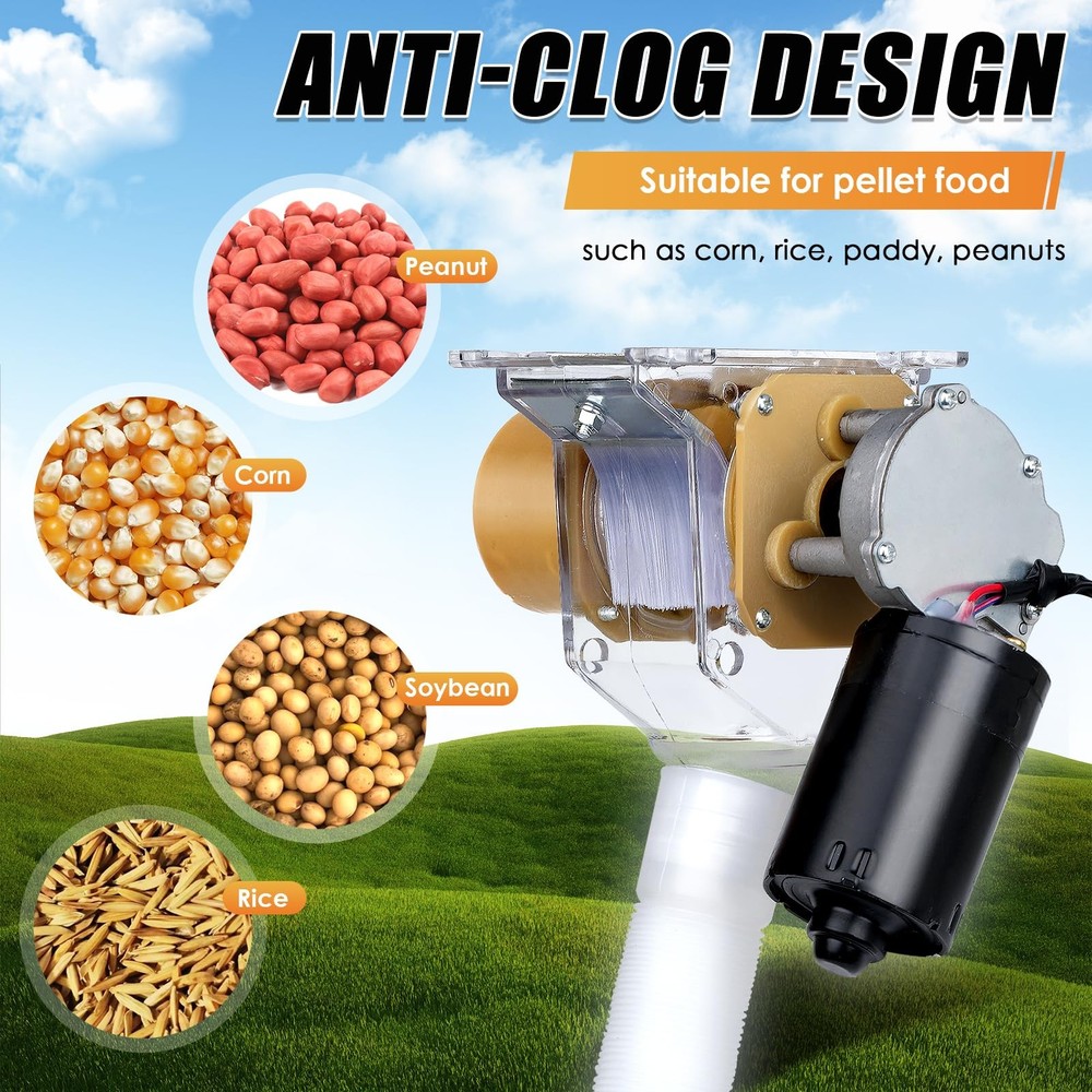 Timed Automatic Chicken Feeder 16 Groups of Timer & Quantitative Poultry Feed...