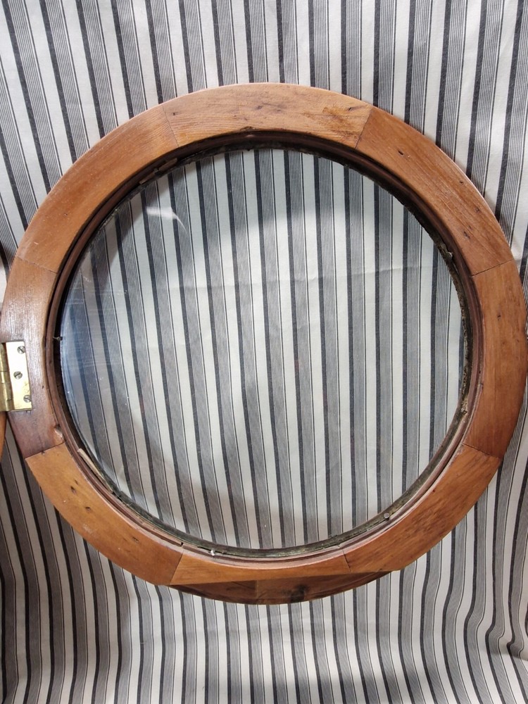 Antique Drop Dial Wood Wall Clock
