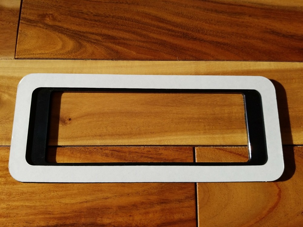 Topside Cover Adapter Plate Black with Adhesive Backing