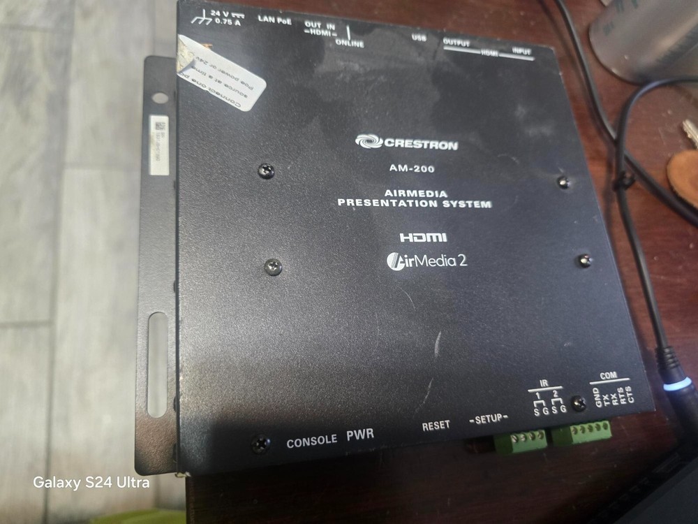 Crestron AM-200 Airmedia Presentation System No AC Adapter TESTED