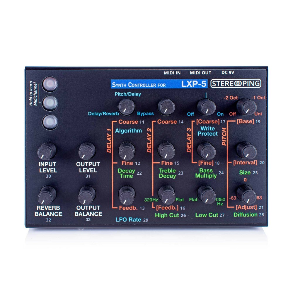 Stereoping CE-1 LXP-5 Midi Controller for Lexicon LXP-5 Multi Effects Reverb