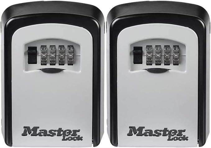 NEW SEALED BOX MASTER LOCK WALL MOUNT LOCK BOX 5401D - 2 Pack