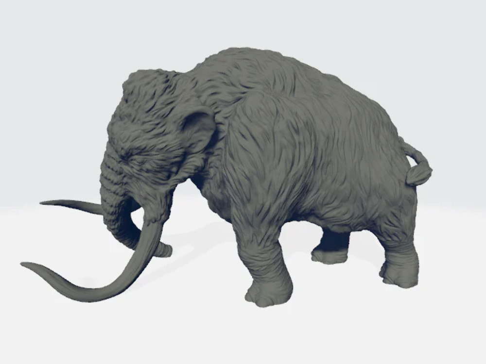 StoneAxe Miniatures - Mammoth (Attacking)
