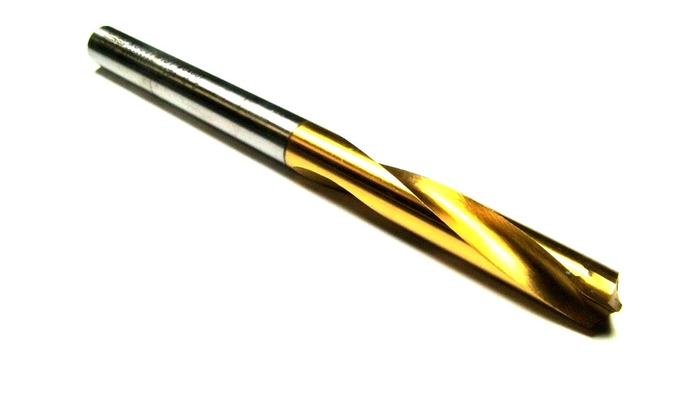 CJT DURAPOINT Coolant Carbide Tip Stub Drill "U" 0.3680" 135° TiN