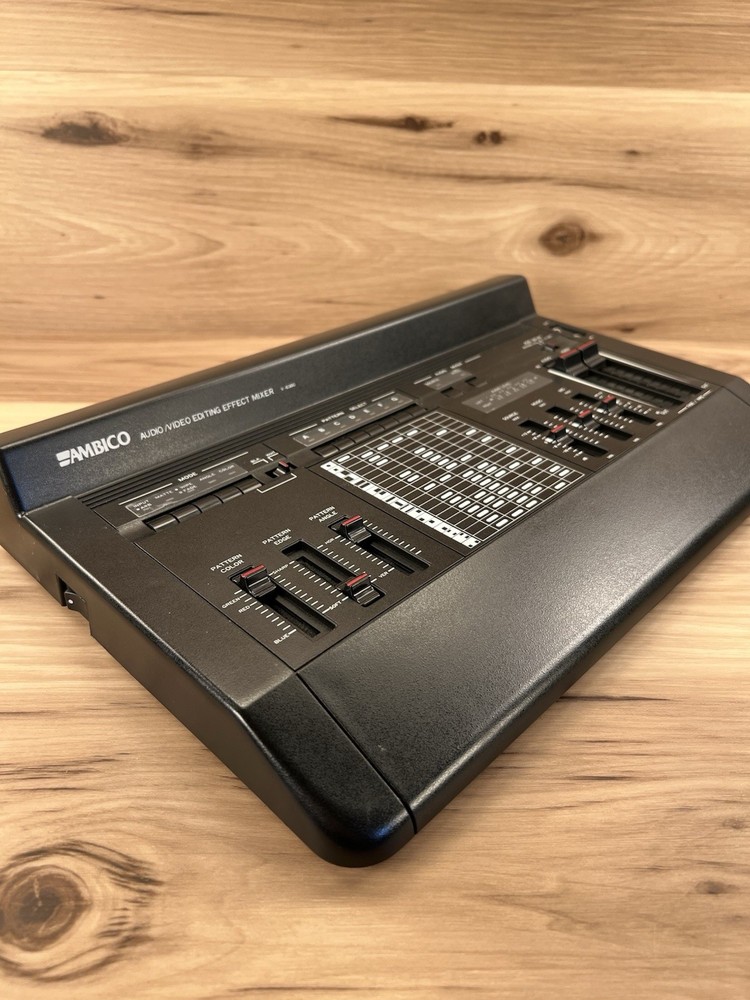 Ambico Audio/Video Editing Effects Mixer Model V-6300 Untested - Powers On