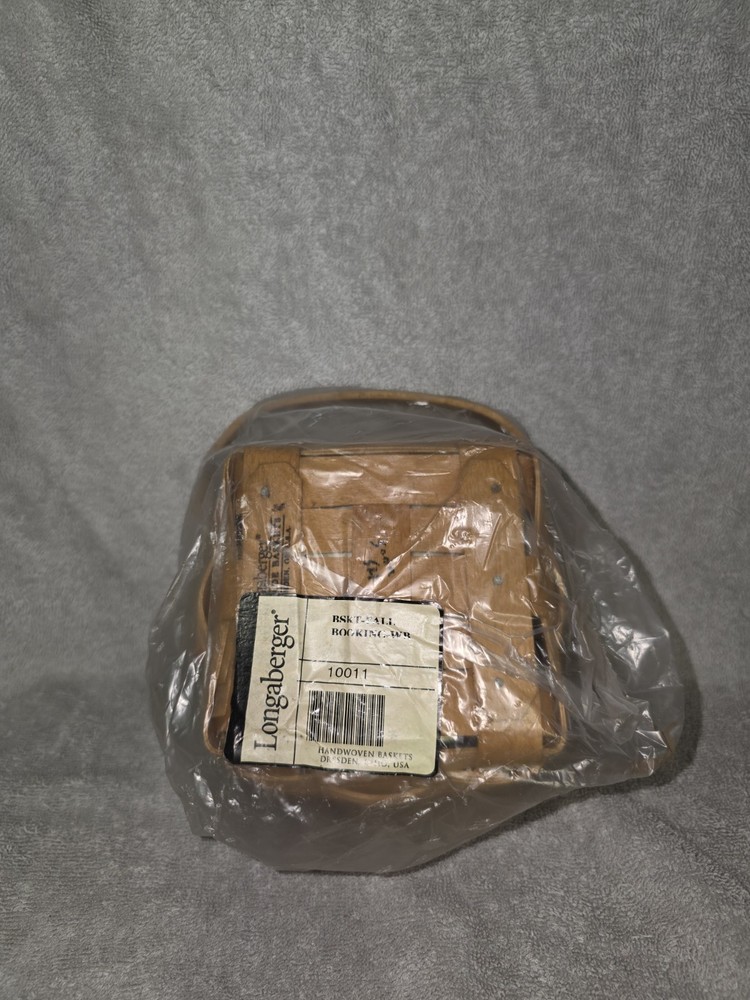 Longaberger Fall Booking Basket with Plastic Protector #10011