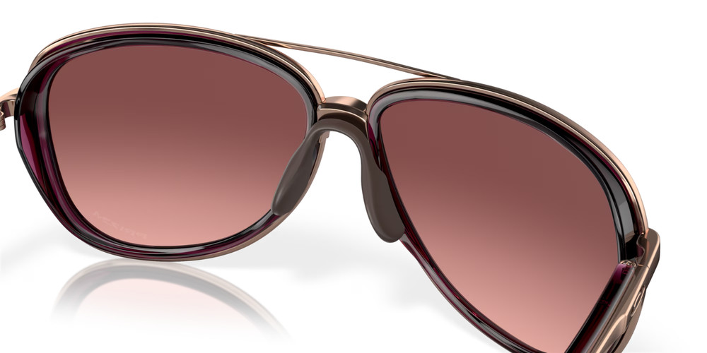 Oakley Sunglasses Split Time OO4129-0258 Crystal Raspberry / G40 Black Gradient