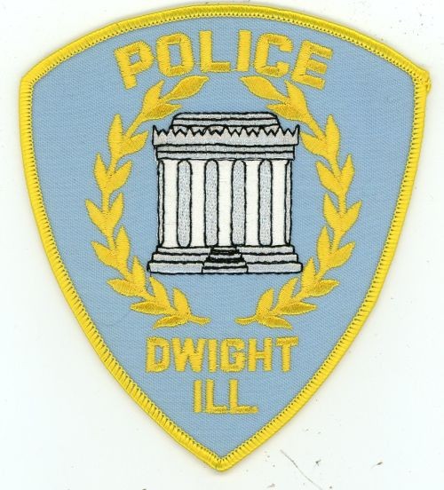 ILLINOIS IL DWIGHT POLICE NICE SHOULDER PATCH SHERIFF