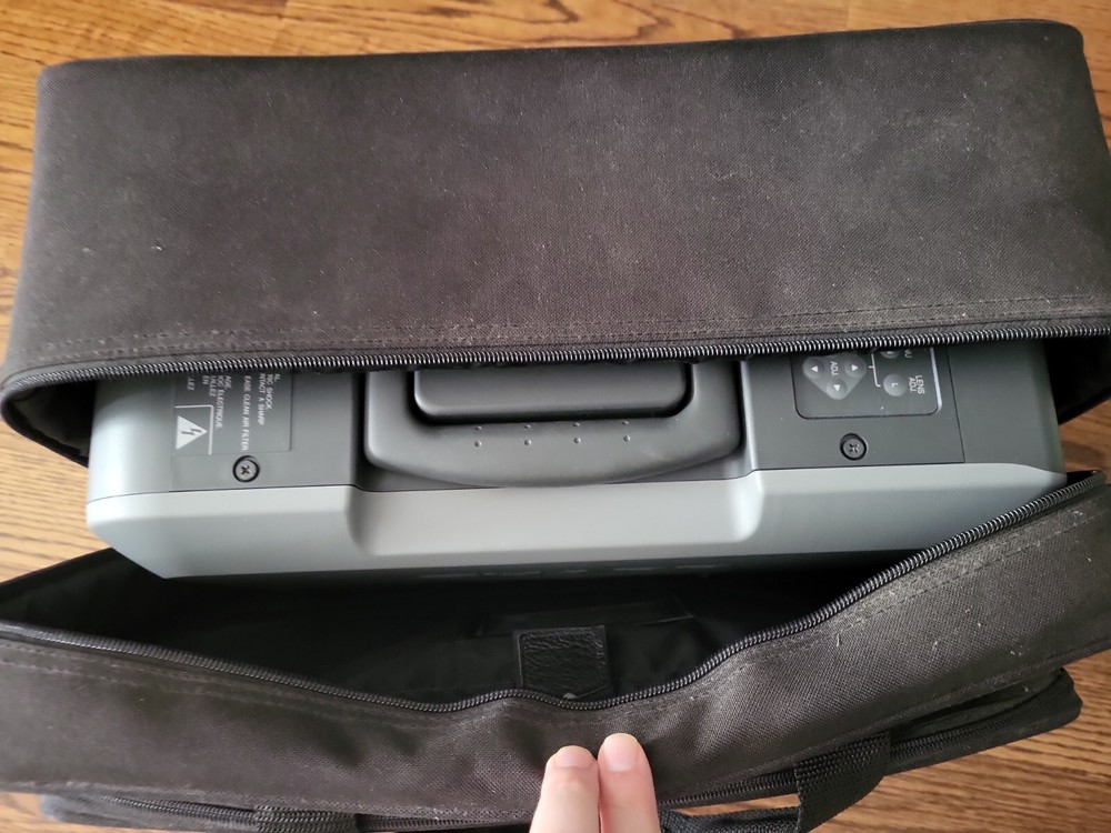 Sharp Vision XG-E650UB LCD Projector w/ Protective Case Manual & Power Cord