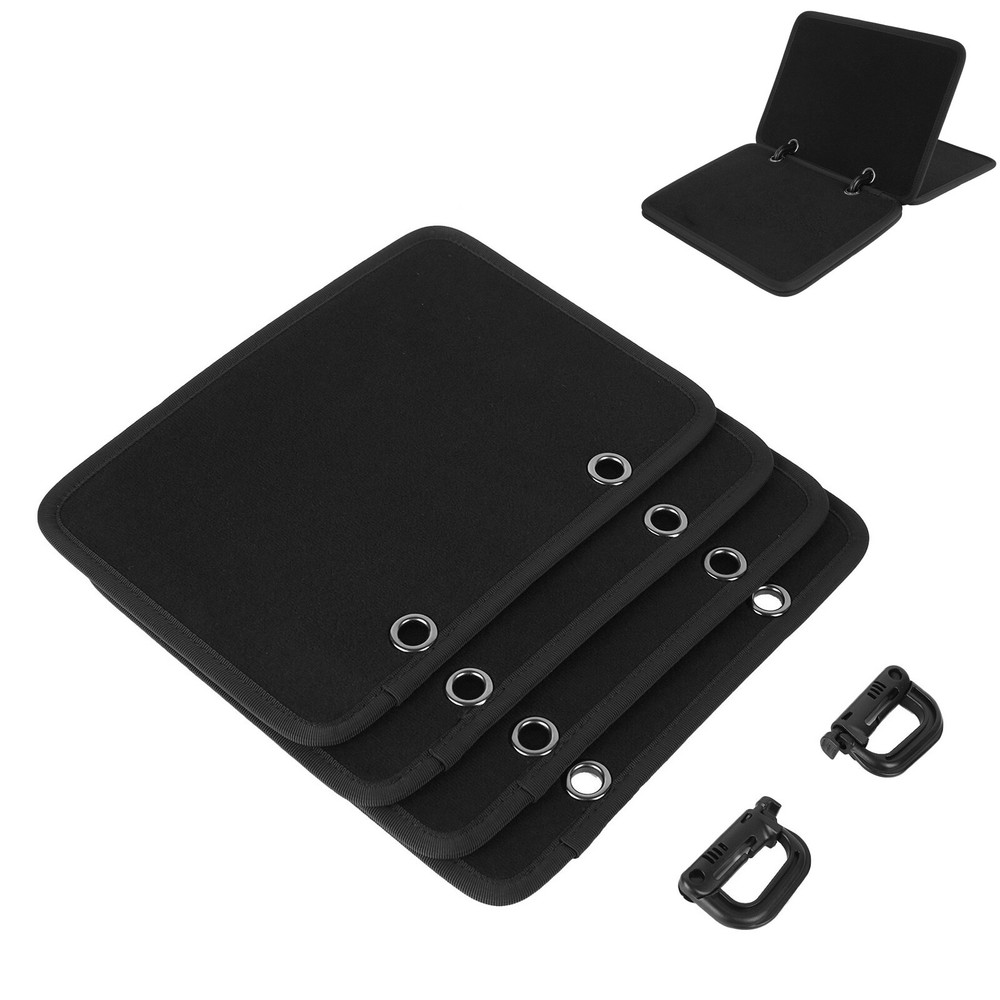 Flip-Page Patch Book Tactical Patch Organizer Display Board with Removable Ring