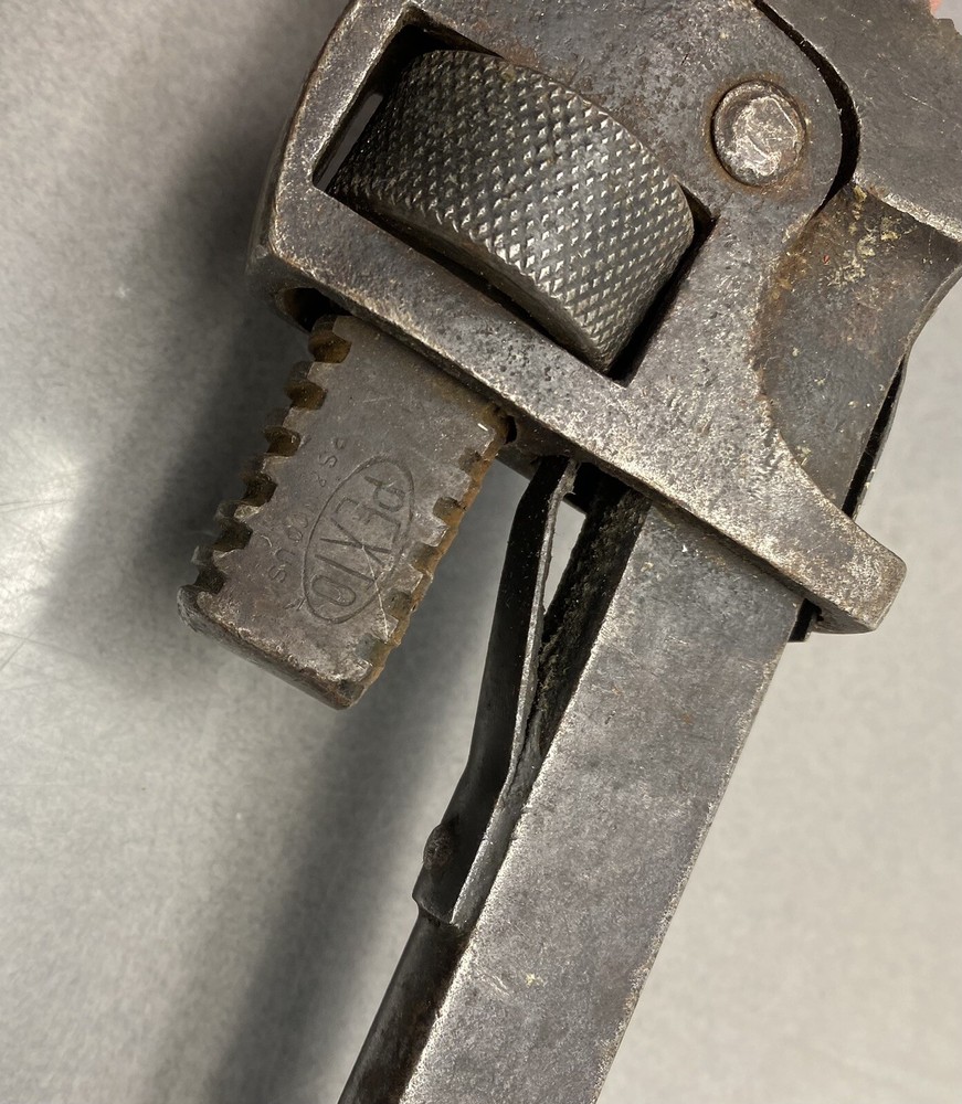 Vintage Pexto Adjustable Pipe Monkey Wrench Frozen