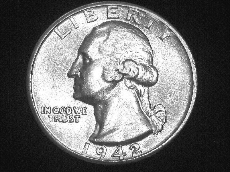 1942-D Washington Quarter --- Choice Uncirculated