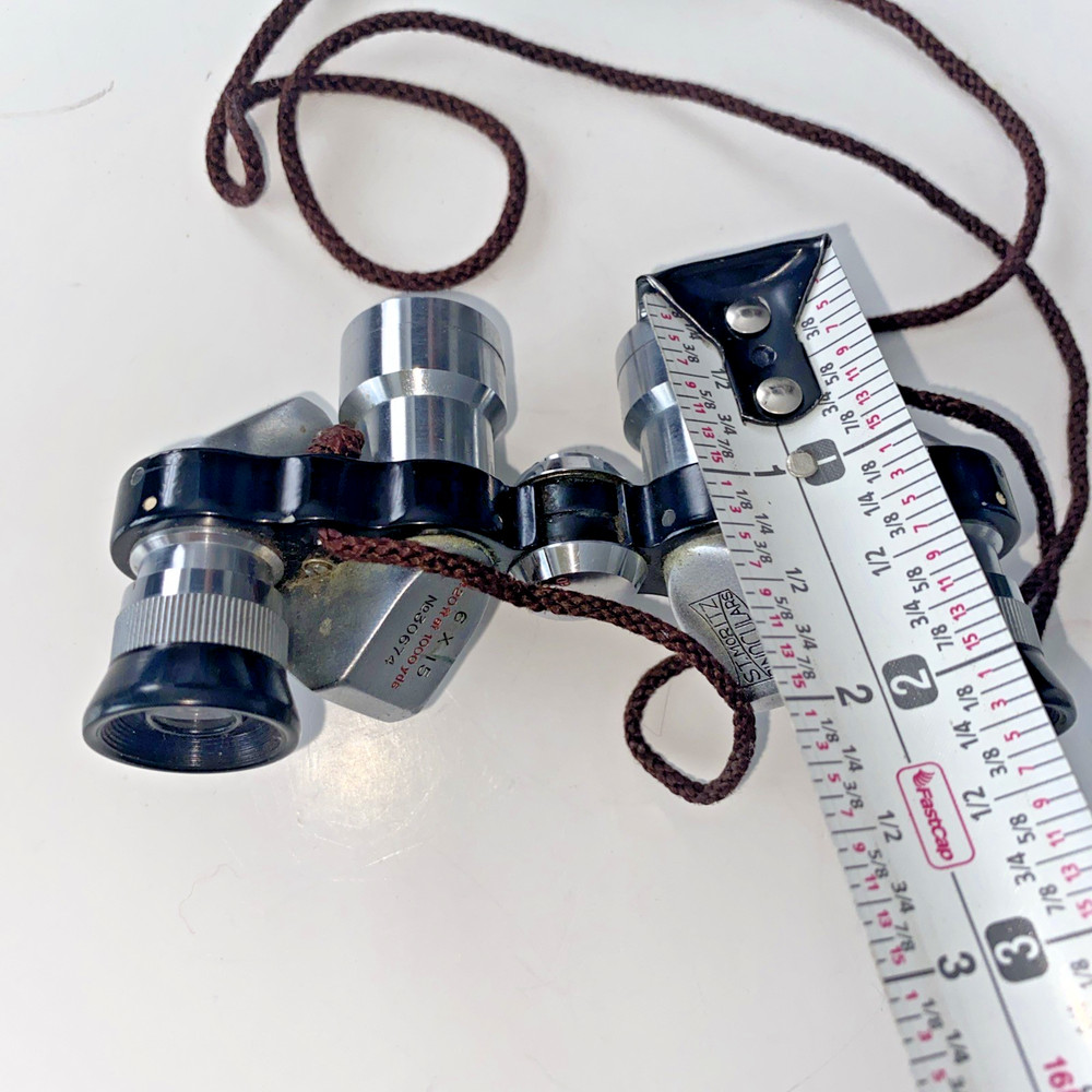 Vintage St. Moritz Binoculars Precision Optics 6x15 Compact