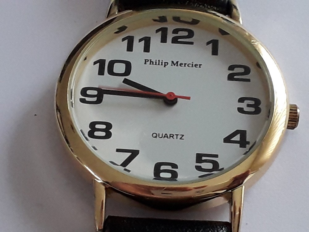 Philip Mercier Quartz Watch. (Working). Lot #855