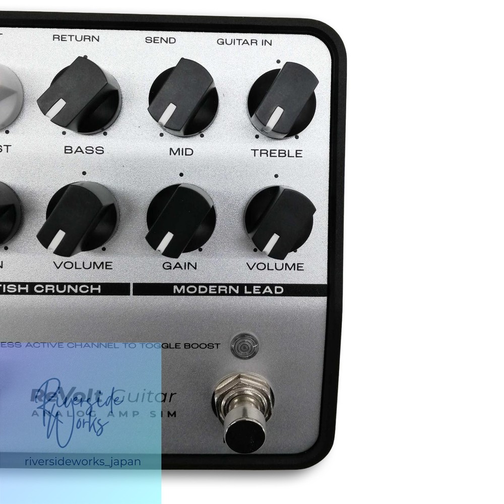 TWO NOTES Effect Pedal REVOLT GUITAR ANALOG AMP SIM - Versatile JP