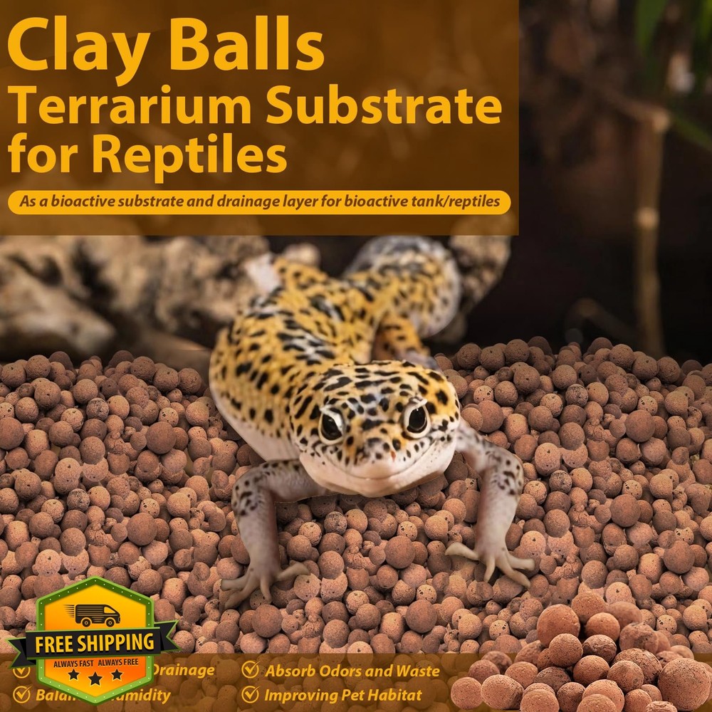 Legigo Leca Balls Terrarium Substrate Clay Pebbles 2LBS