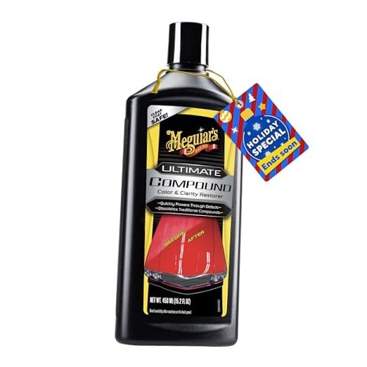 Meguiar’s Pro-Grade Car Scratch Remover for Paint Correction, Ultimate Compound