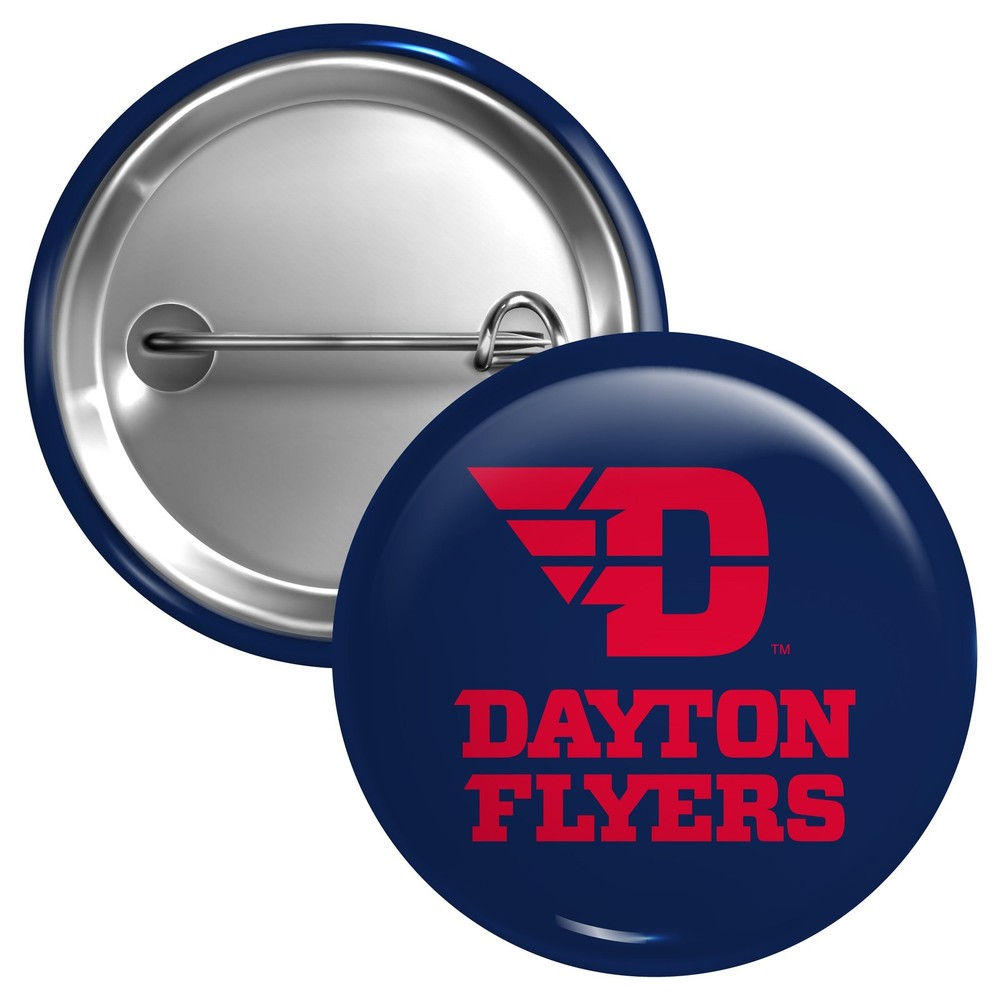 Dayton Flyers Button Pin - 3 Size Options