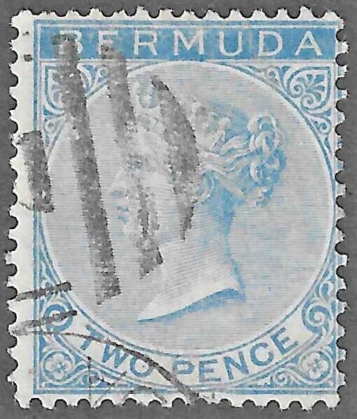 Bermuda (1866) - Scott # 2,  Used